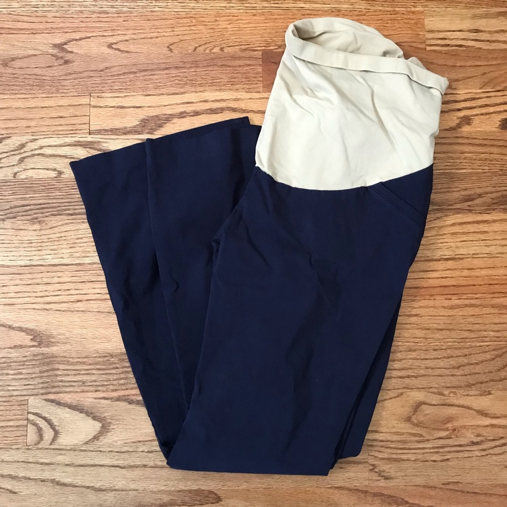Navy Maternity Trousers